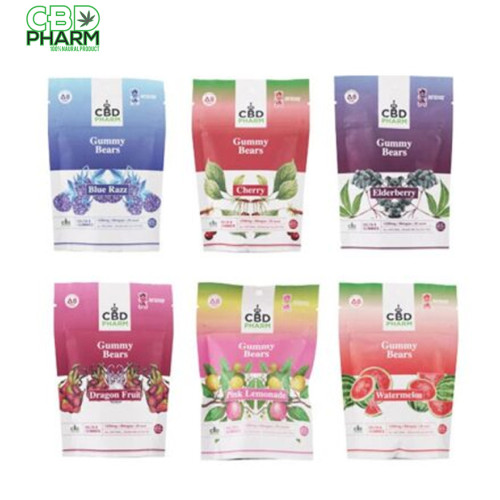 CBD PHARM DELTA 8 GUMMIES 1250MG 25CT/BAG